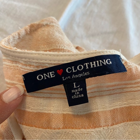 NWOT One Clothing dress 100% Cotton. SZ L. - Picture 5 of 11